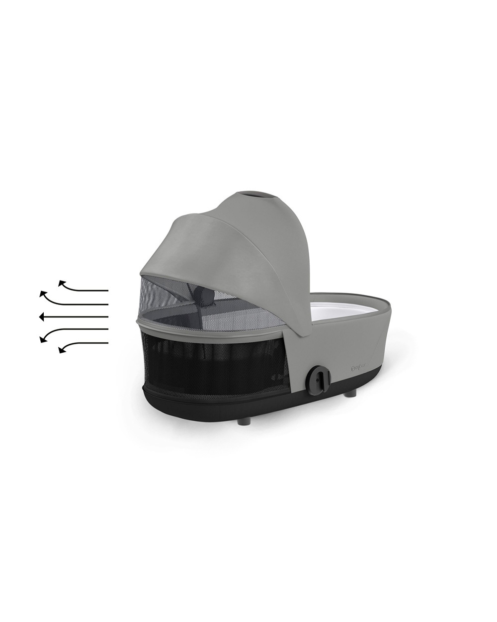 Mios Lux carrycot Mirage grey colour Cybex