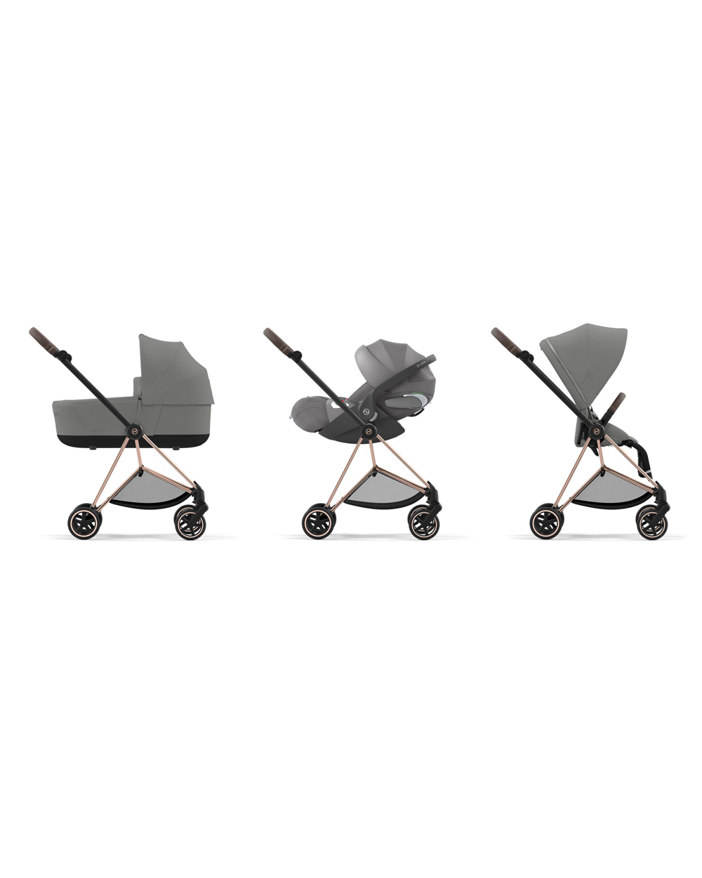 Mios Lux carrycot Mirage grey colour Cybex