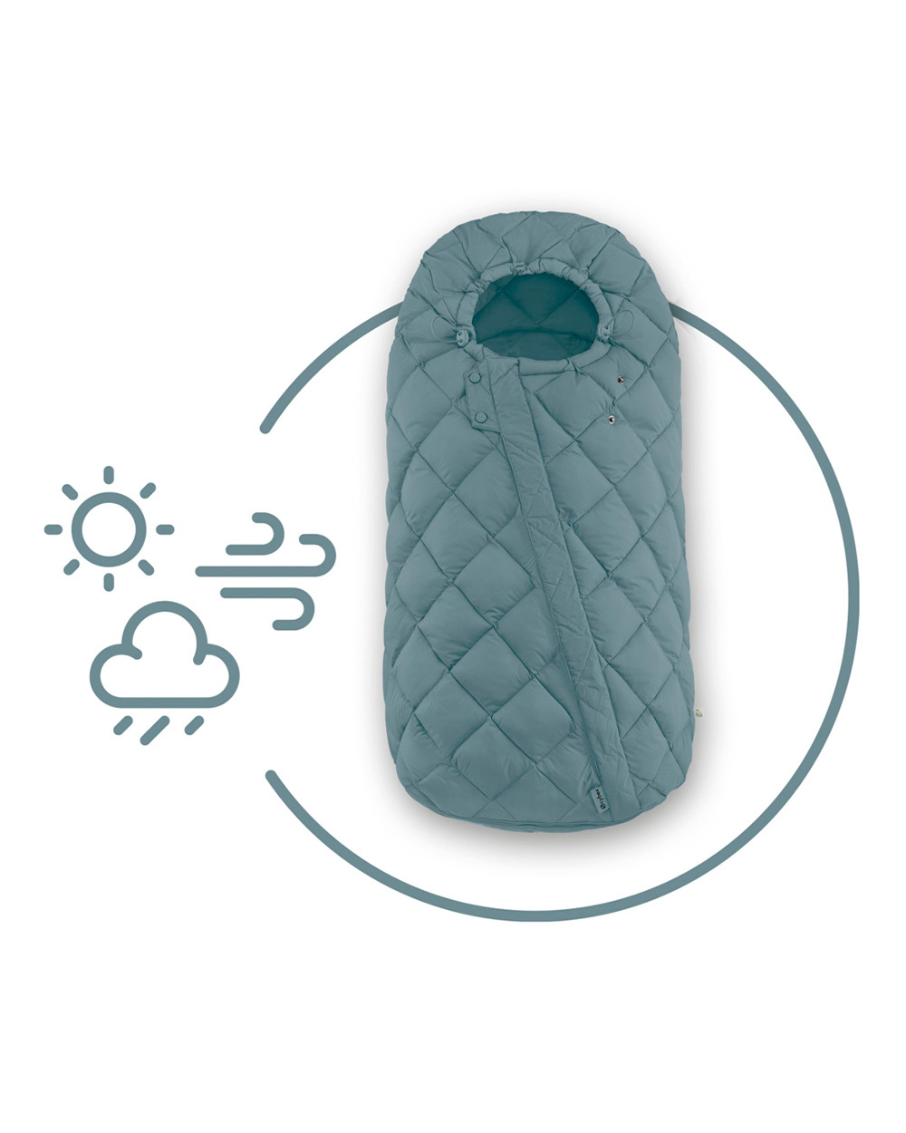 Snogga 2 footmuff Almond beige colour  Cybex