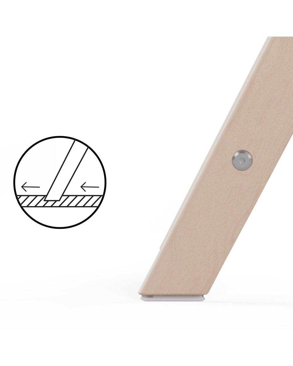 Click & Fold highchair Light natural colour  Cybex