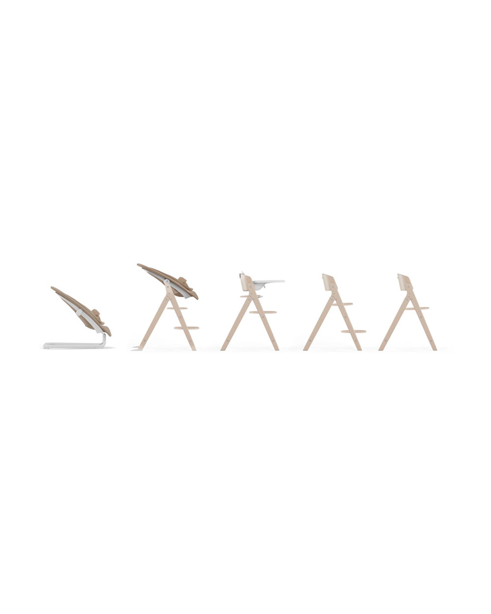 Click & Fold highchair Light natural colour  Cybex