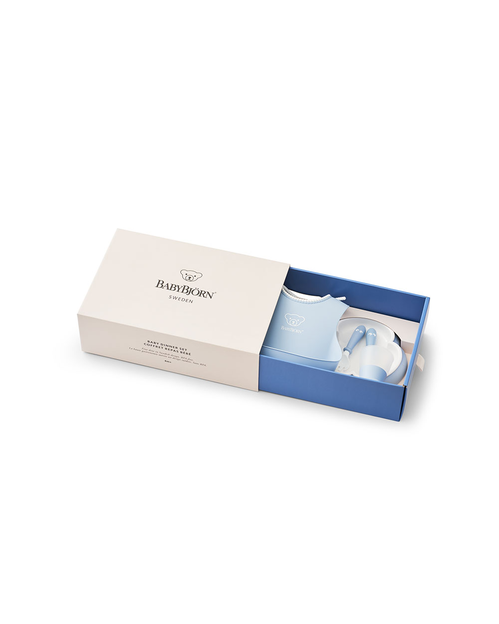 5-piece meal set Pastel blue colour Babybjörn