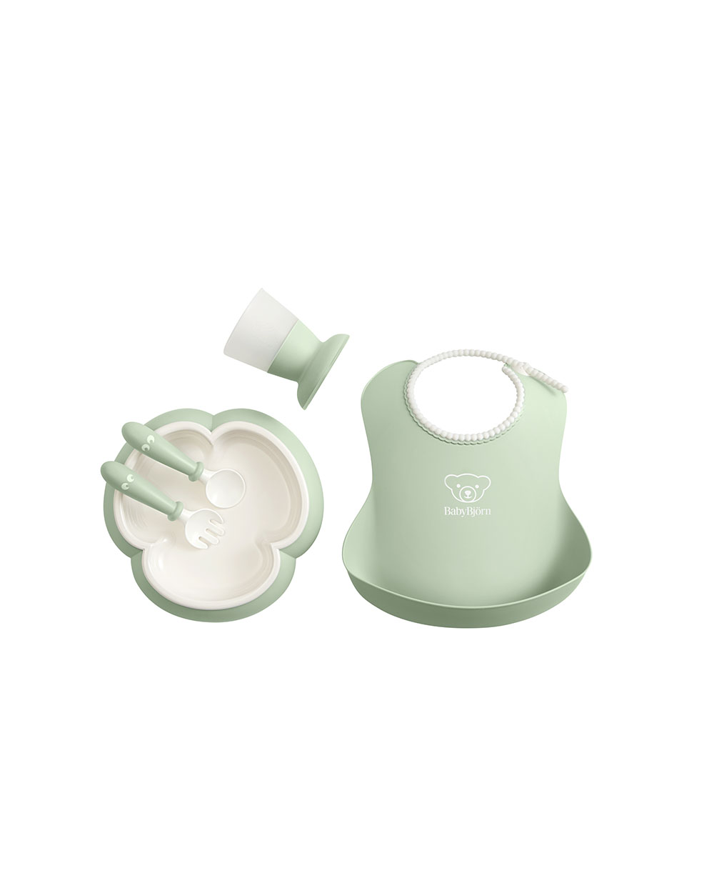 5-piece meal set Pastel green colour Babybjörn