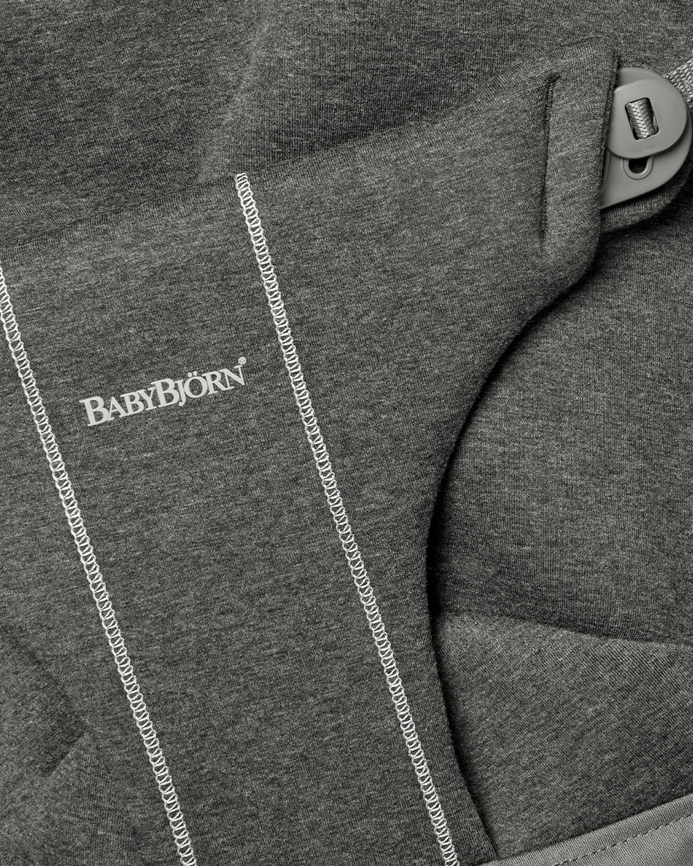 Bliss 3D jersey bouncer cover Charcoal grey colour Babybjörn