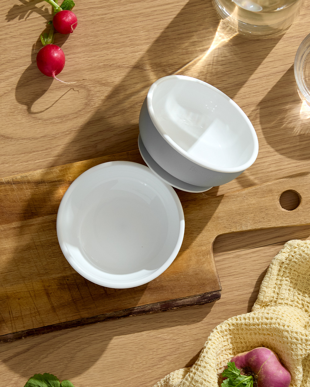 Set of 2 baby bowls Grey colour Babybjörn