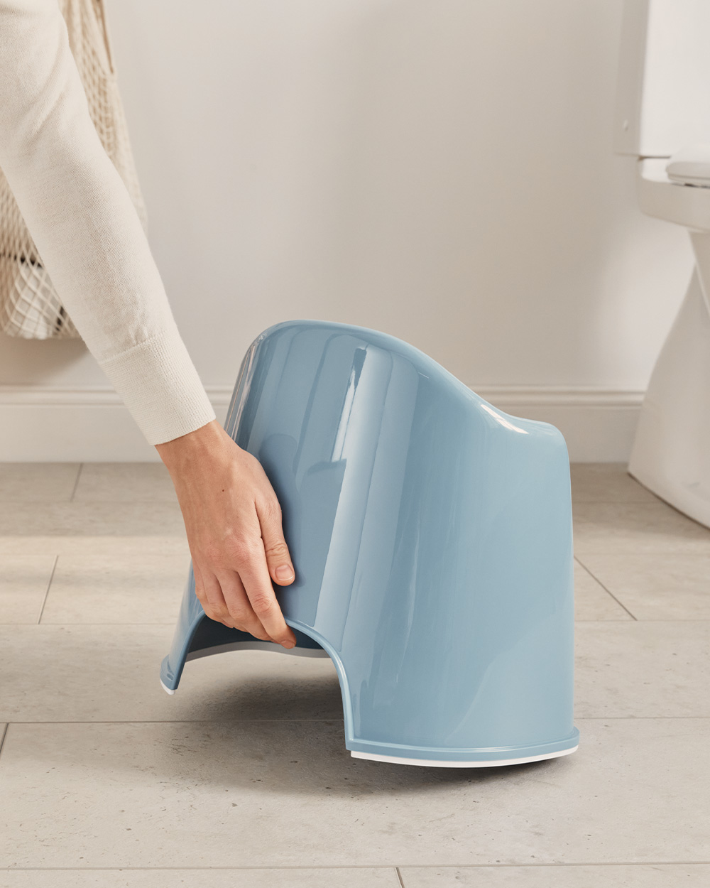 Armchair pot Deep blue/white colour  Babybj&ouml;rn
