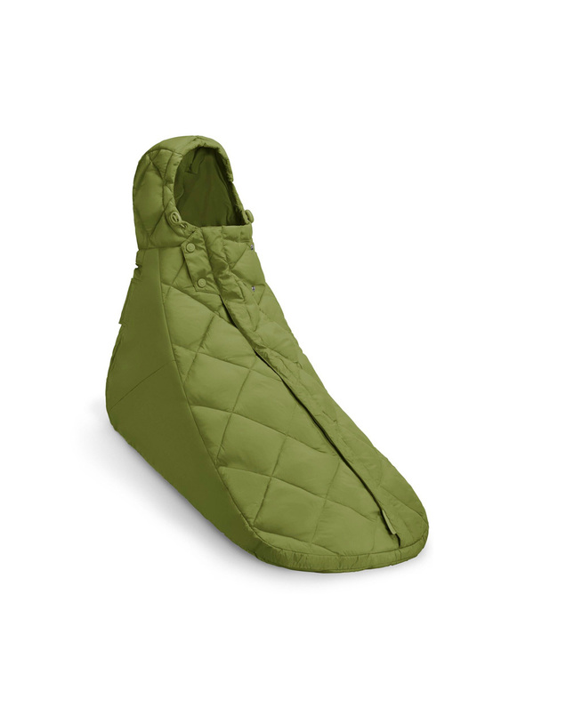 Snogga Mini 2 footmuff Nature green colour  Cybex