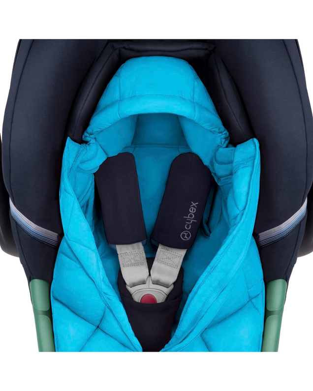 Snogga Mini 2 footmuff Beach blue colour  Cybex