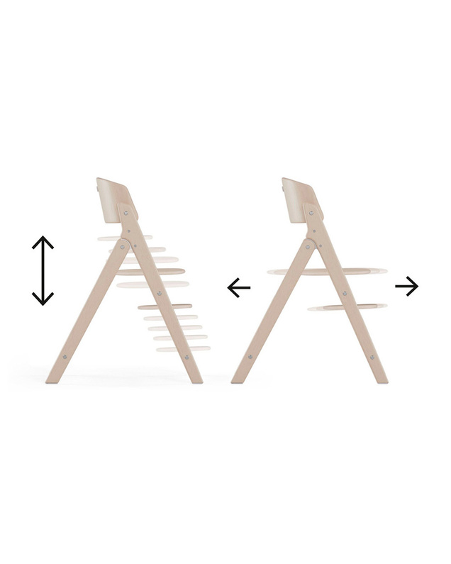 Click & Fold 4-in-1 highchair All white colour  Cybex