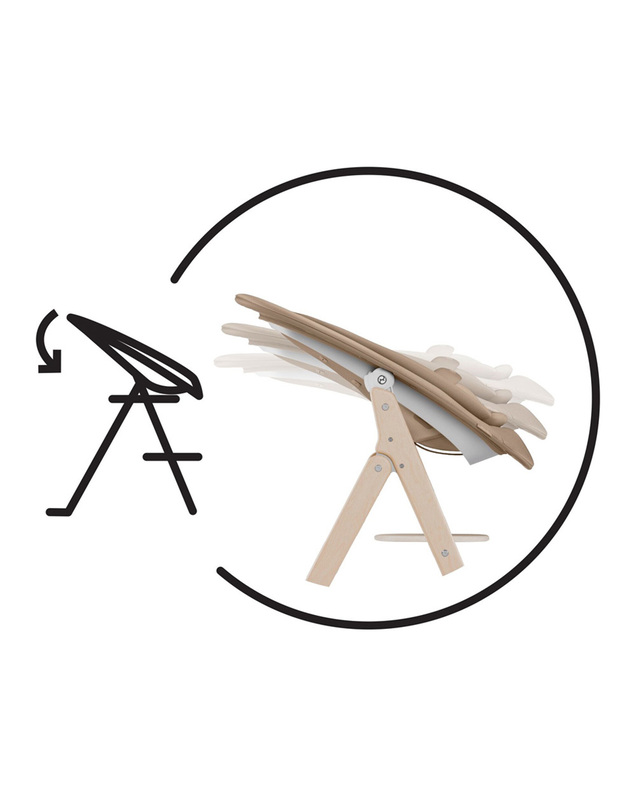 Click & Fold 4-in-1 highchair Light natural colour  Cybex