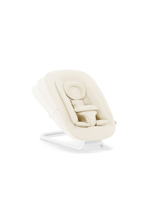 Gold bouncer for Lemo/Click & Fold Canvas white colour  Cybex