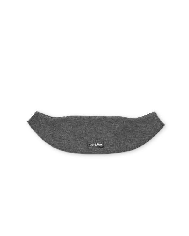 Move and Mini baby bib Dark grey colour  Babybjörn
