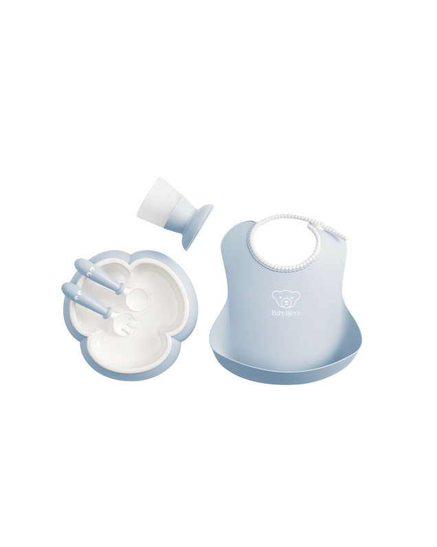 5-piece meal set Pastel blue colour  Babybjörn