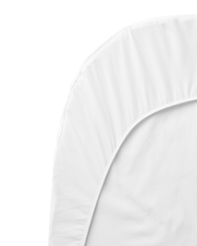 Fitted sheet for convertible cot White colour  Babybjörn
