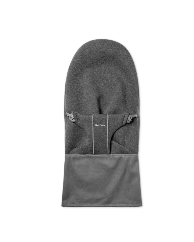 Bliss 3D jersey bouncer cover Charcoal grey colour  Babybjörn