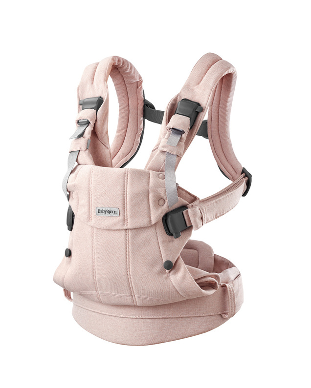 Harmony woven melange baby carrier Light pink colour  Babybjörn