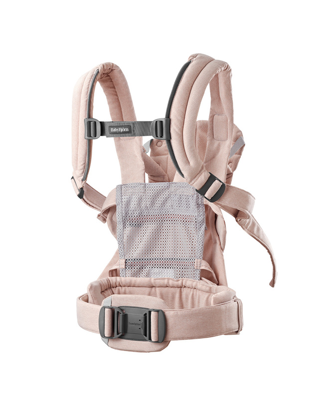 Harmony woven melange baby carrier Light pink colour  Babybjörn