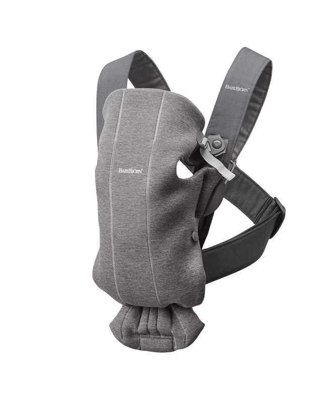 Mini Jersey 3D baby carrier Dark grey colour  Babybjörn
