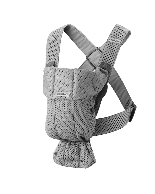 Mini Mesh 3D baby carrier Grey colour  Babybjörn