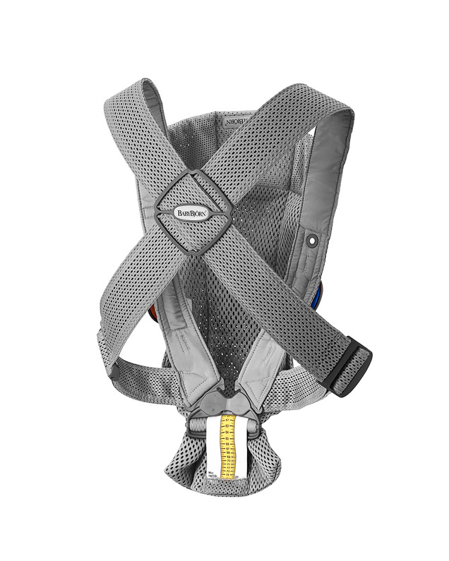 Mini Mesh 3D baby carrier Grey colour  Babybjörn
