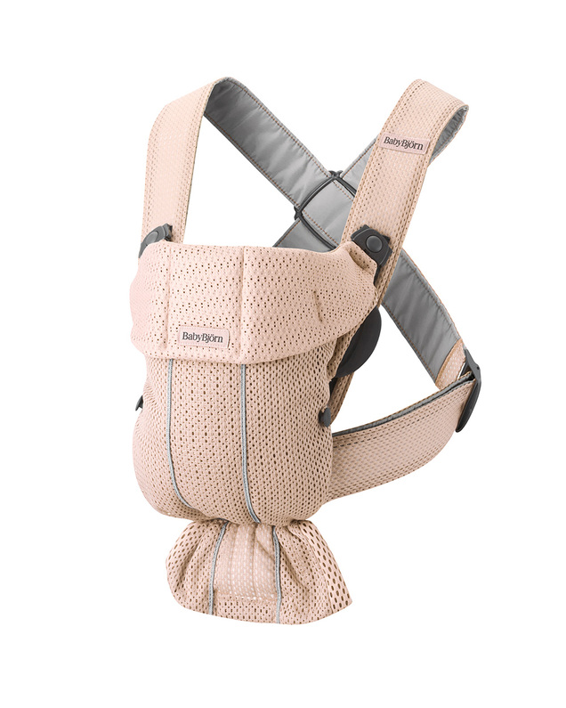 Mini Mesh 3D baby carrier Pearly pink colour  Babybjörn