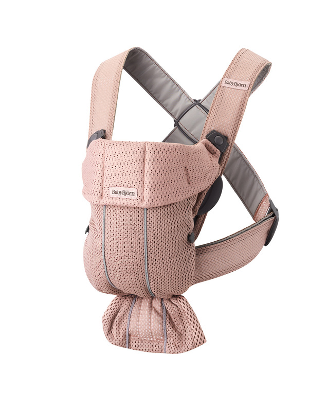 Mini Mesh 3D baby carrier Powder pink colour  Babybjörn