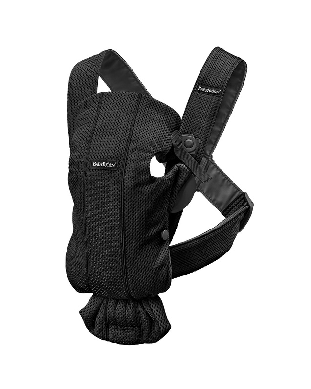 Mini Mesh 3D baby carrier Black colour  Babybjörn