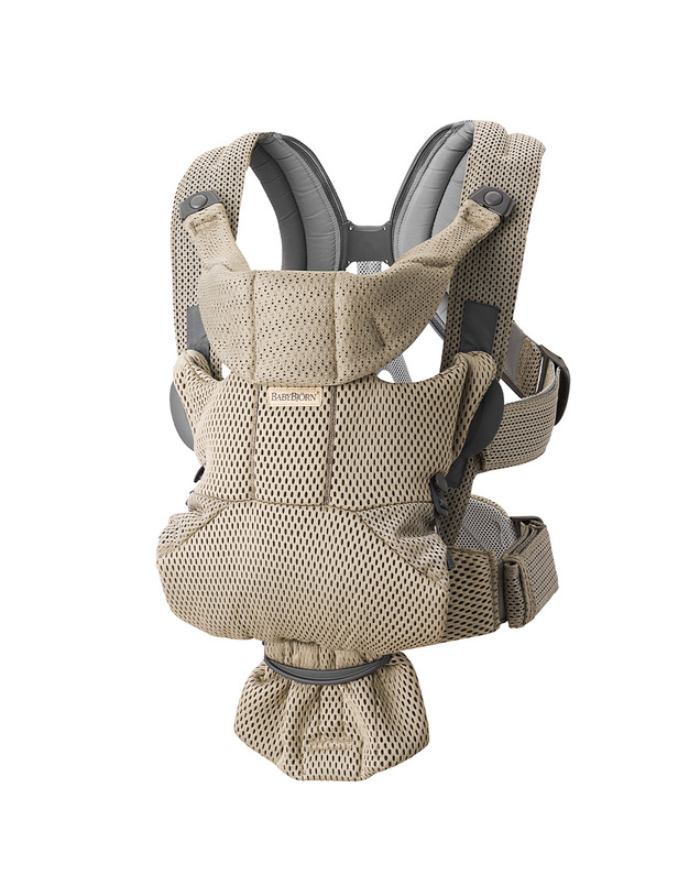 Move Mesh 3D baby carrier Grey beige colour  Babybjörn