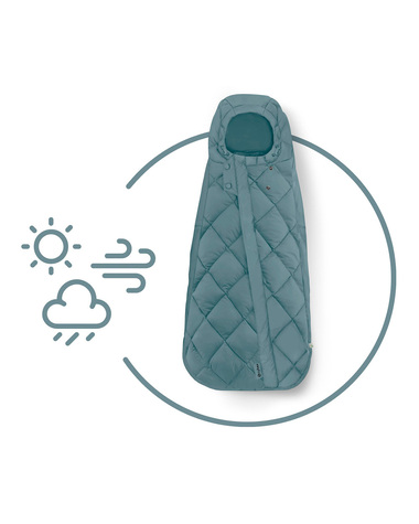Snogga Mini 2 footmuff Almond beige colour  Cybex