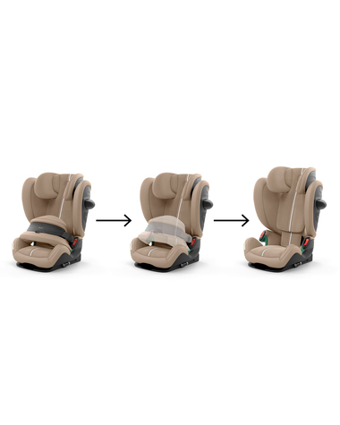 Pallas G2 car seat Almond beige colour (Plus)  Cybex