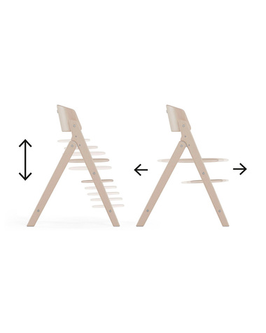 Click & Fold highchair Light natural colour  Cybex