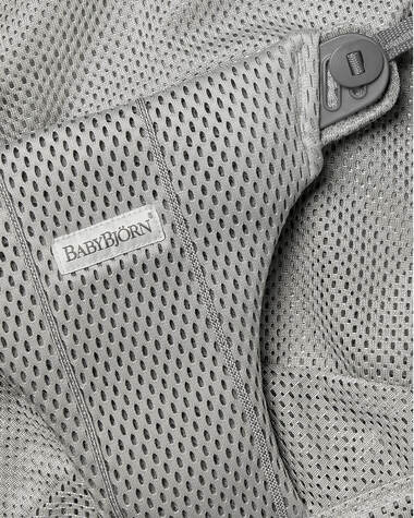 Bliss Mesh bouncer cover Grey colour  Babybj&ouml;rn