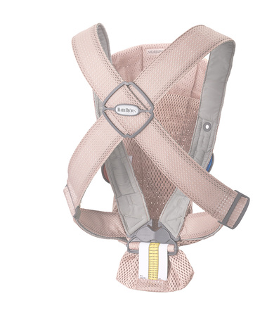 Mini Mesh 3D baby carrier Powder pink colour  Babybj&ouml;rn