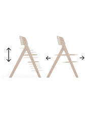 Click & Fold 4-in-1 highchair All white colour  Cybex