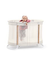 Adjustable cot for ages 0-2 years White colour  Babybj&ouml;rn