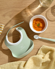 3-piece meal set Pastel green colour  Babybj&ouml;rn