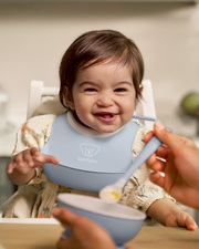 3-piece meal set Pastel blue colour Babybjörn