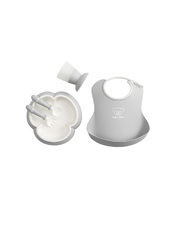5-piece meal set Grey colour Babybjörn