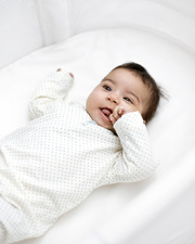 Fitted sheet for convertible cot White colour  Babybj&ouml;rn