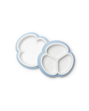 Set of 2 plates Pastel blue colour  Babybj&ouml;rn