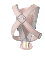 Mini Mesh 3D baby carrier Powder pink colour  Babybj&ouml;rn