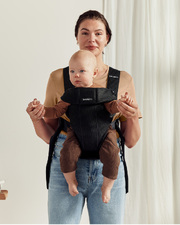 Mini Mesh 3D baby carrier Black colour  Babybj&ouml;rn