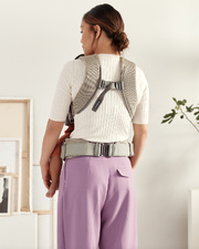 One Air Mesh 3D baby carrier Grey beige colour Babybjörn