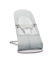 Balance Soft Mesh bouncer Silver/white colour Babybjörn