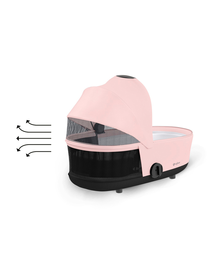 Mios Lux carrycot Peach pink colour Cybex