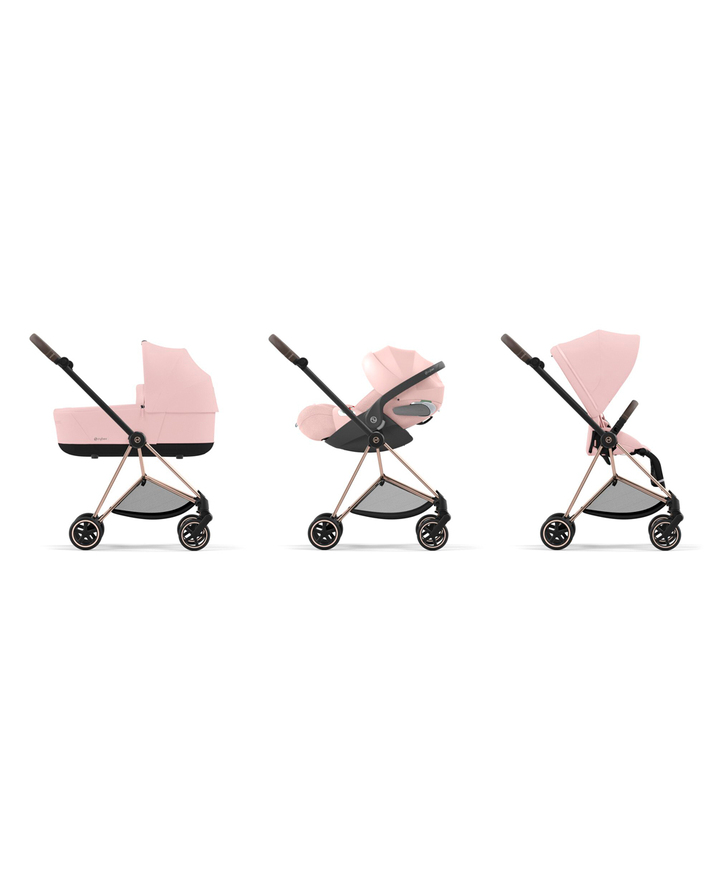 Mios Lux carrycot Peach pink colour Cybex