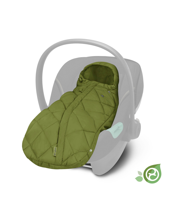 Snogga Mini 2 footmuff Nature green colour  Cybex