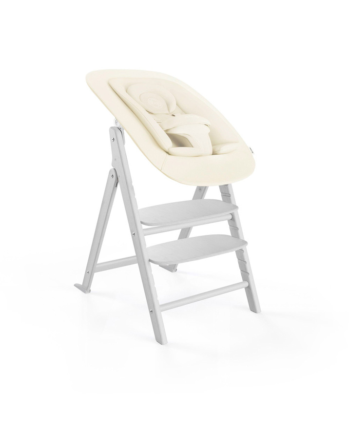Click & Fold 4-in-1 highchair All white colour  Cybex