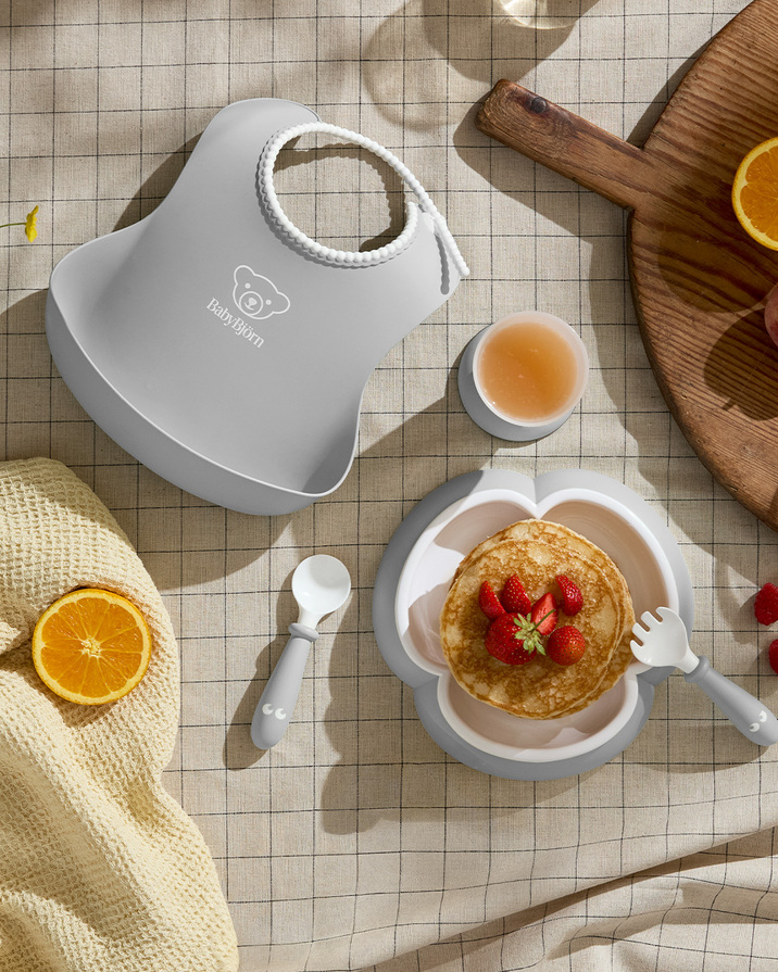 5-piece meal set Grey colour Babybjörn