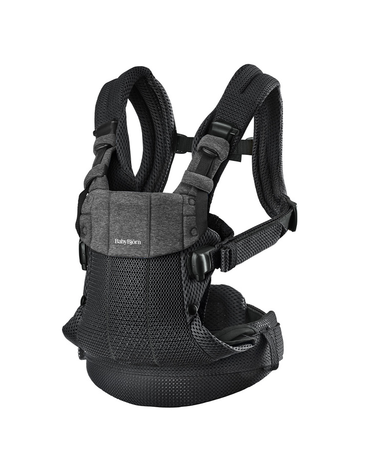 Harmony Mesh 3D baby carrier Black colour  Babybj&ouml;rn